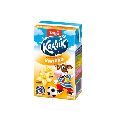 Mléko Kravík vanilka 250 ml